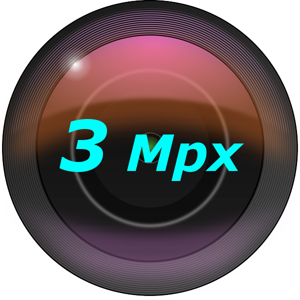 3 Mpx kamery IP